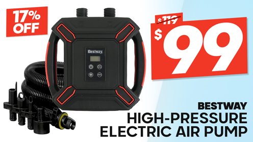Bestway PowerGrip Sport High-Pressure DC Electric Air Pump 16PSI