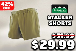 Ridgeline Mens Stalker Shorts Army Green