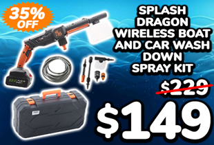 Splash Dragon Wireless Boat and Car Wash Down Spray Kit