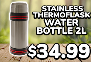 Stainless Thermoflask Insulated Water Bottle 2L