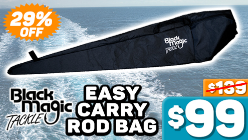Black Magic Easy Carry Game Rod Bag