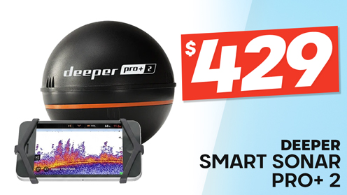 Deeper Smart Sonar PRO+ 2 Wireless Fishfinder with Wi-Fi and GPS