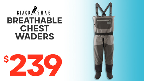Black Shag Breathable Chest Waders