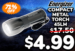Energizer Compact Metal Torch 45lm