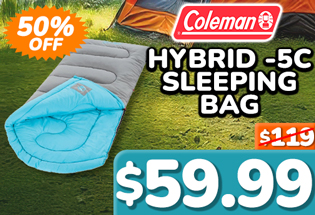 Coleman Hybrid -5C Sleeping Bag Blue