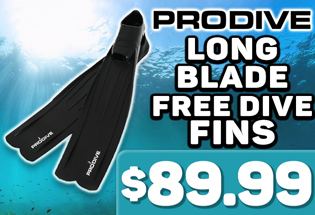 Pro-Dive Long Blade Free Dive Fins