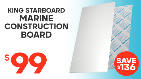 King StarBoard Marine Construction Board White 9.5mm 24 x 48in