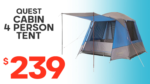 Quest Cabin 4 Person Tent