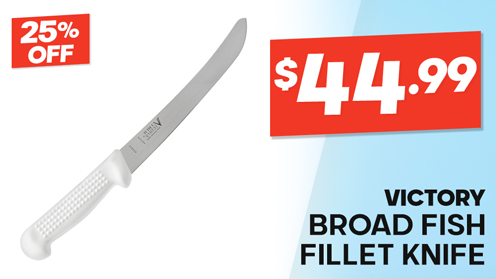 Victory 2/802/22/115 Broad Fish Fillet Knife 22cm