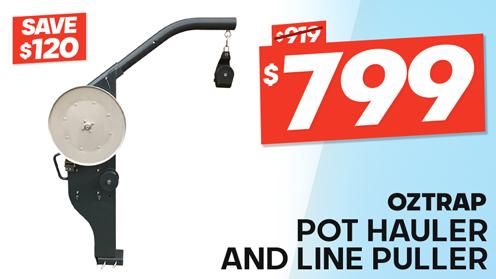 OZTRAP PRO300 Cray Pot Hauler and Line Puller 900W 300lb