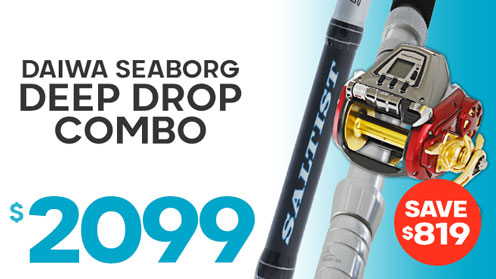 Daiwa Seaborg 1200MJ ST56HT Bent Butt Deep Drop Combo 5ft 6in PE6-10 2pc