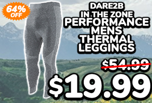 Dare2b In The Zone Performance Mens Thermal Leggings Charcoal Grey Marl