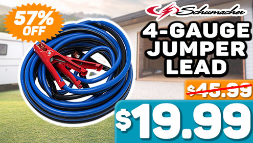 Schumacher BC4 4-Gauge Jumper Lead 250A 6m