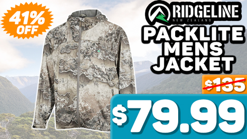 Ridgeline Packlite Mens Jacket Excape Camo