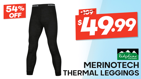 Ridgeline Merinotech Mens Thermal Leggings