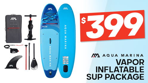 Aqua Marina 2026 Vapor All-Round Inflatable Stand Up Paddle Board Package 10ft 4in