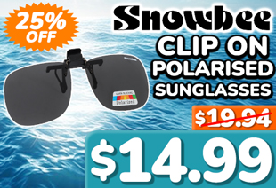 Snowbee Clip On Polarised Sunglasses