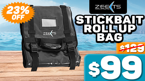 Zeets Stick Bait Popper Roll Up Bag