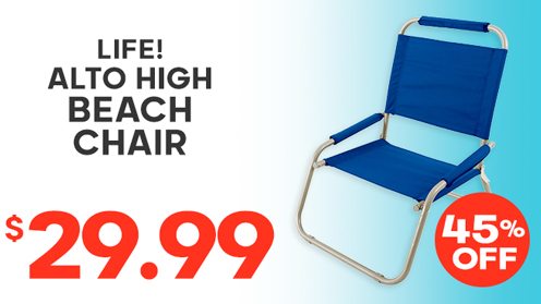 LIFE! Alto High Beach Chair