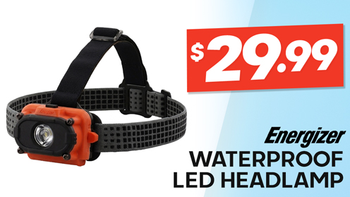 Energizer ATEX Waterproof Shockproof LED Headlamp