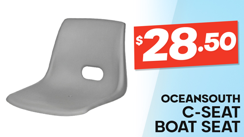 Oceansouth C-Seat Boat Seat Grey