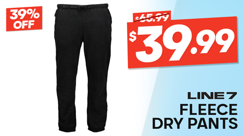 Line 7 Dry Seat Fleece Mens Pants 220gsm