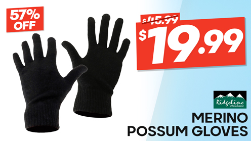 Ridgeline Merino Possum Gloves