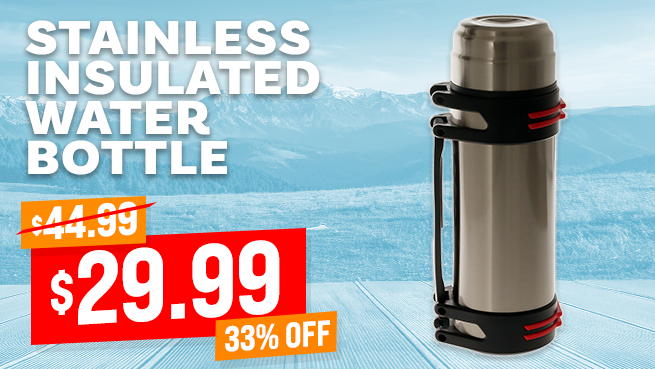 Stainless Thermoflask Insulated Water Bottle 2L