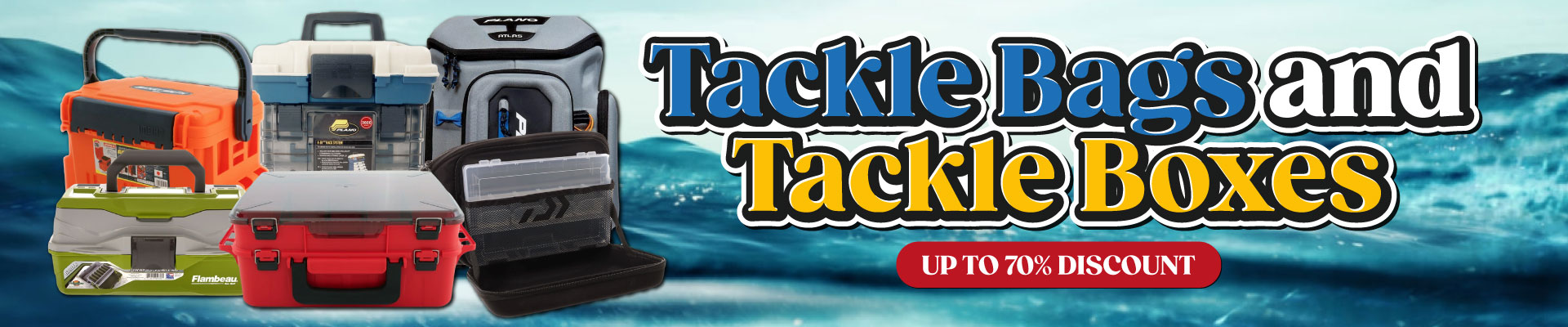 Tackle Bags and Tackle Boxes Banner