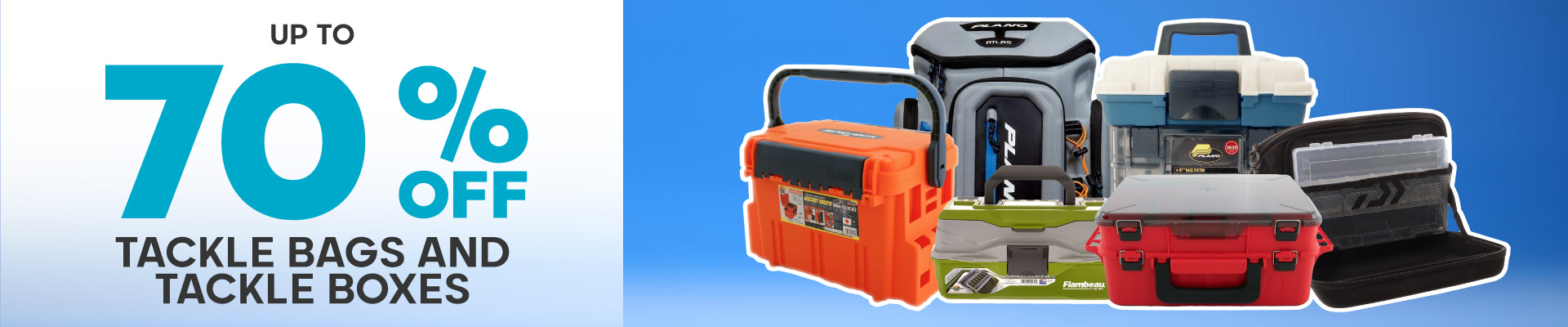 Tackle Bags and Tackle Boxes Banner