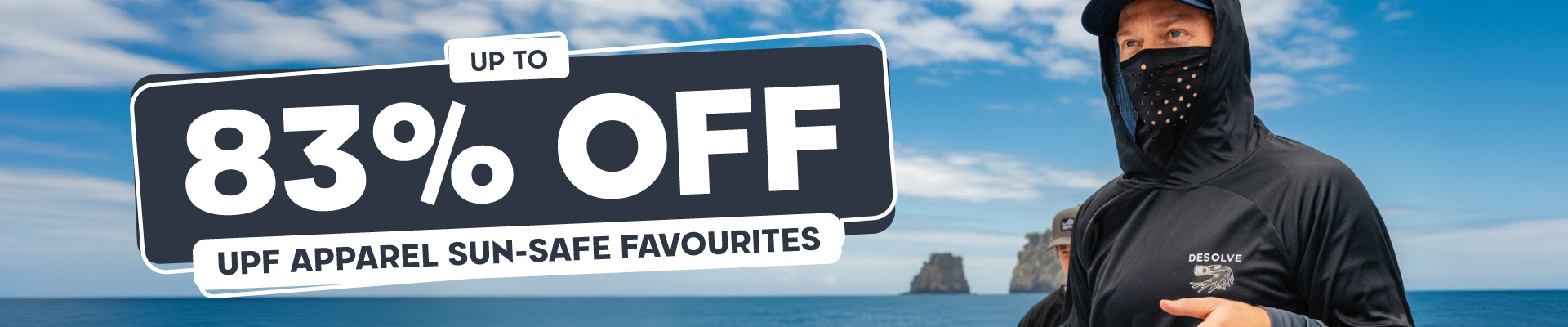 UPF Apparel Sun-Safe Favourites Banner