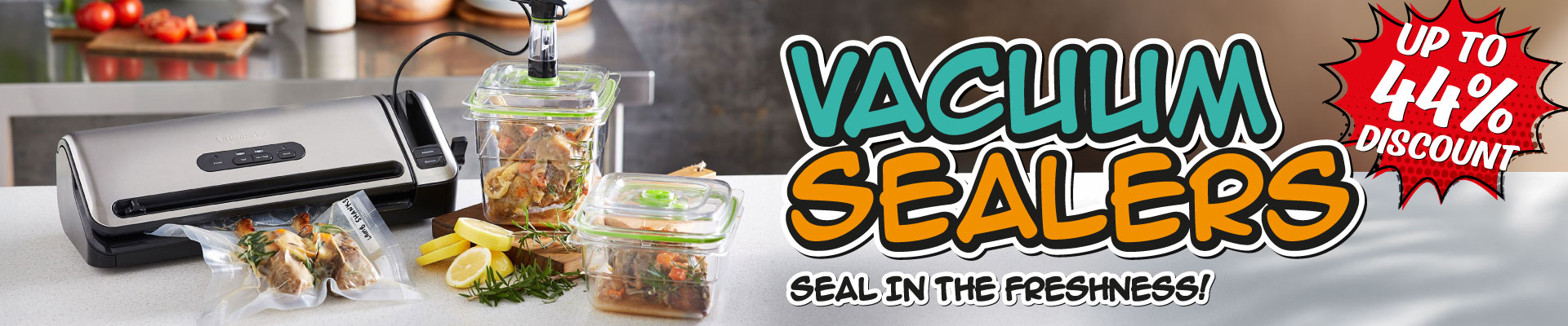 Vacuum Sealers Banner