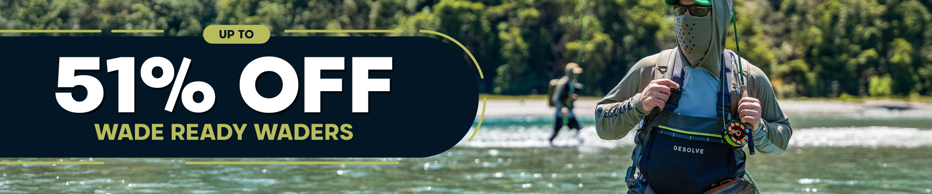 Wade Ready Waders Banner