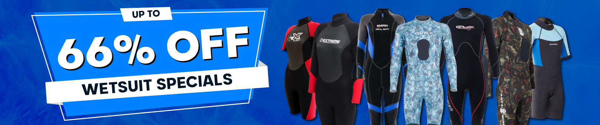 Wetsuit Specials Banner