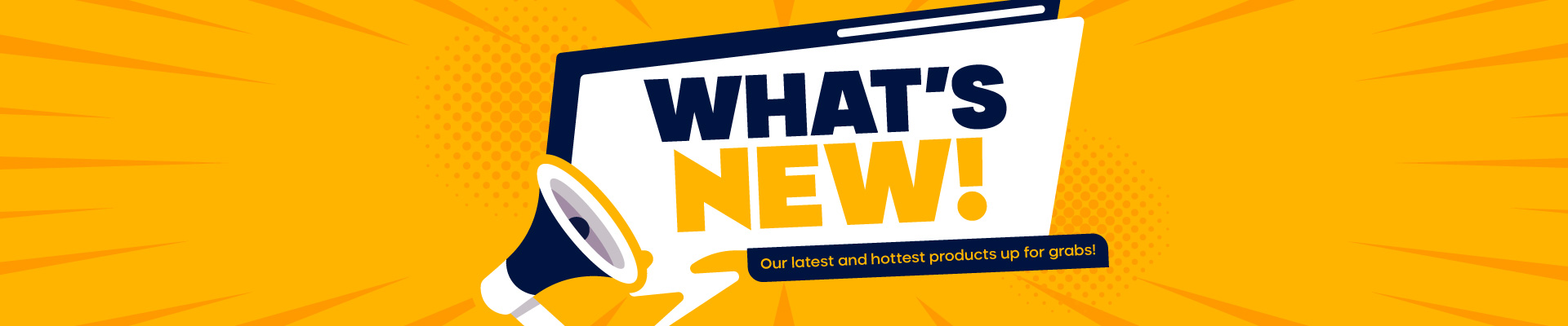WHAT'S NEW! Banner