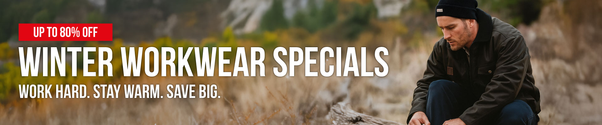 Winter Workwear Specials Banner