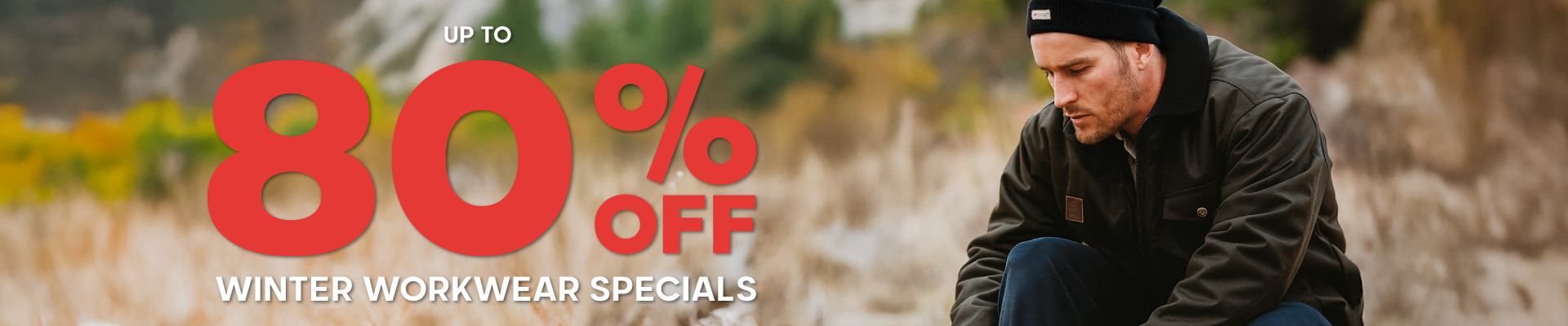 Winter Workwear Specials Banner