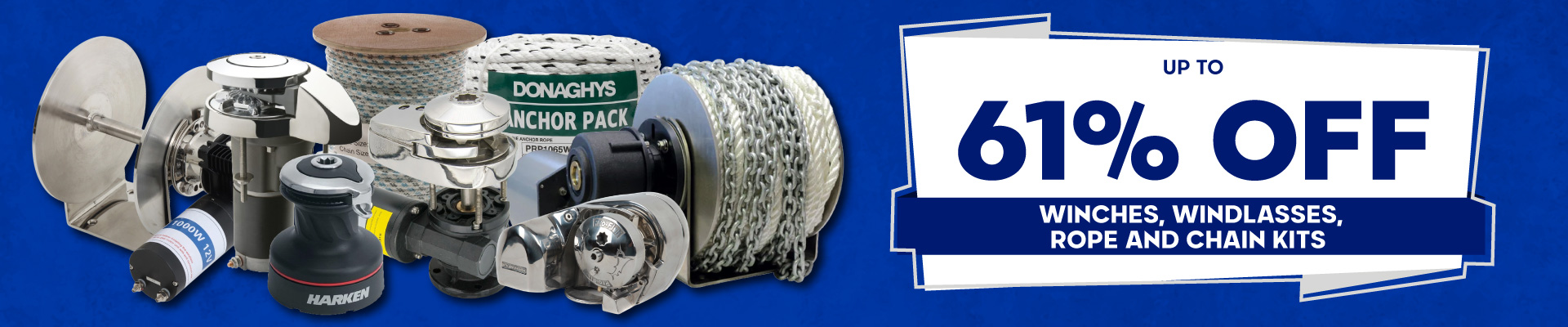Winches, Windlasses & Rope and Chain Kits Banner
