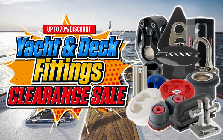 Yacht & Deck Fittings Clearance Sale Banner